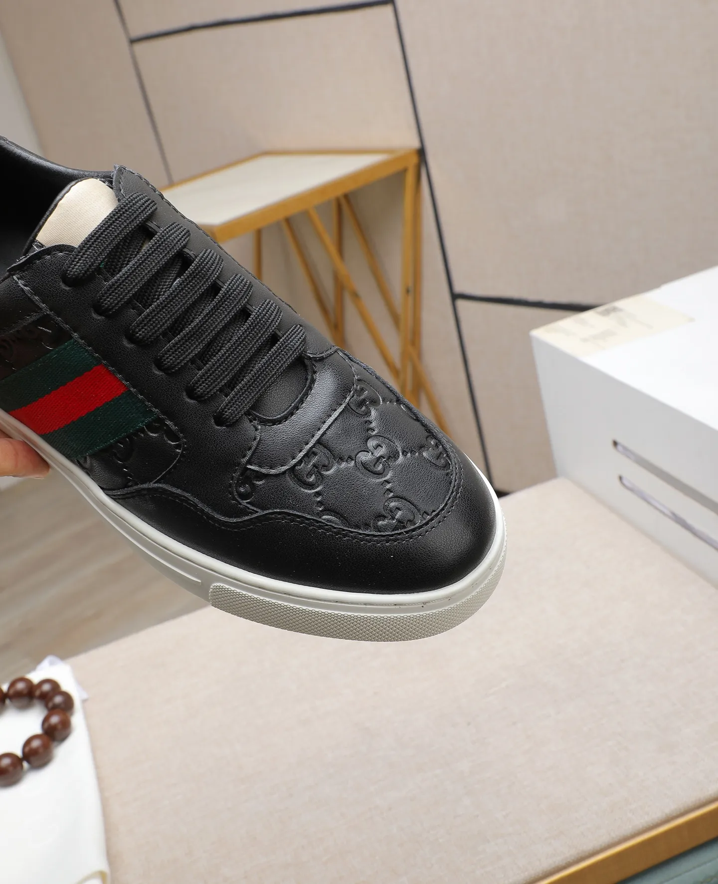 Men's shoes💰440 GUCCI🔍🔍Latest spring style On sale at the same time at the counter, original calfskin imported from Italy, genuine leather lining, (high-end, luxury, and class) exquisite workmanship, soles: original soles specially provided by the original factory, ⚠Exclusive double-layer movable molded soles are super comfortable⚠, real photos🎬The real ones are better🔍🔍"High quality·Follow the order" code number 38-44